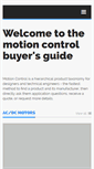 Mobile Screenshot of motioncontrol.com