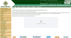 Desktop Screenshot of motioncontrol.com.au